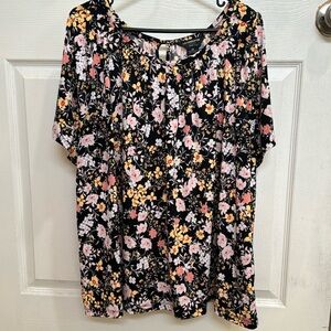 🌻Liz Claiborne Career Woman Floral Blouse Size 2X